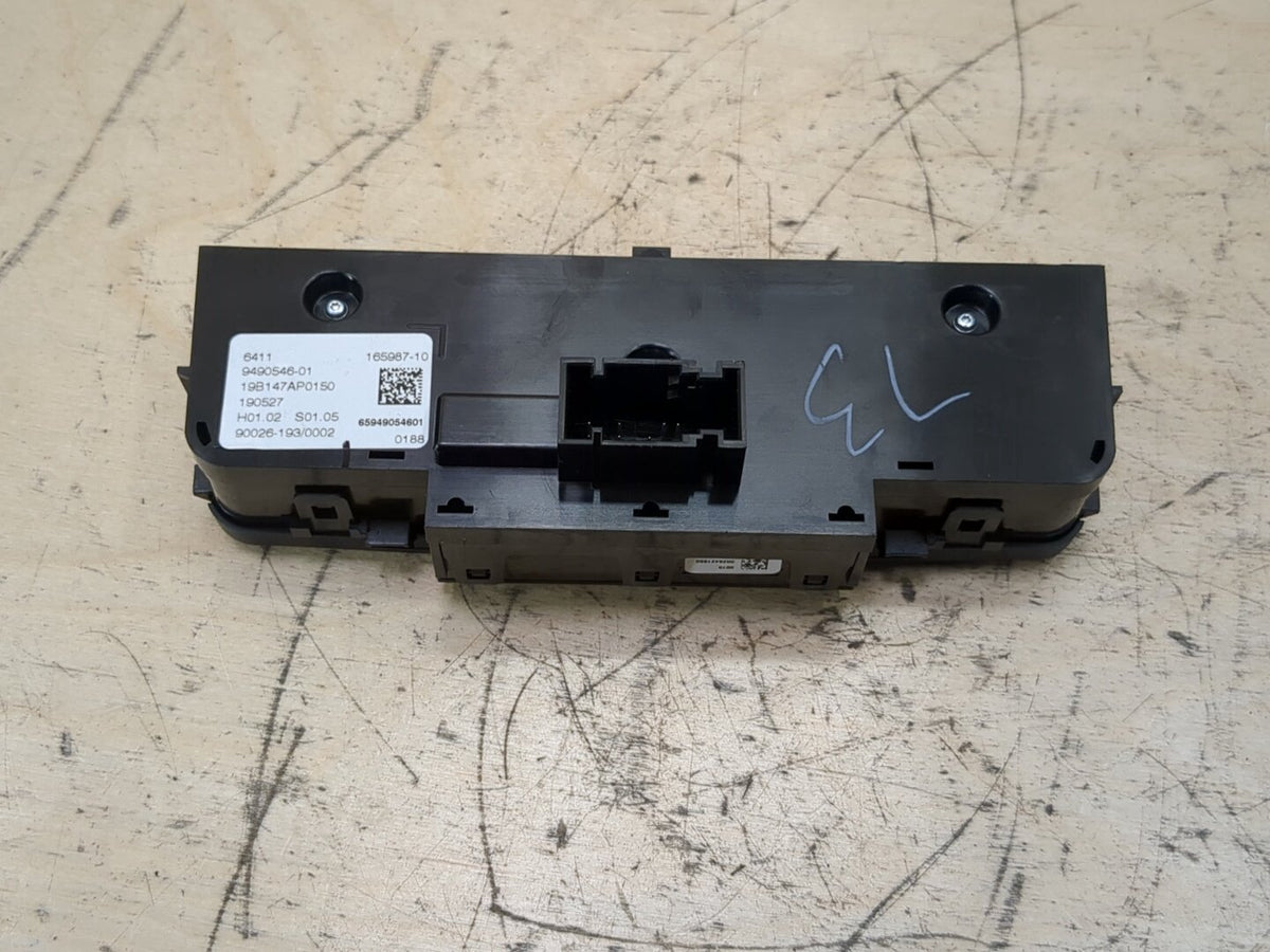 2019-2026 BMW X5 G05 Rear AC Heater Climate Control Switch 9490546 OEM
