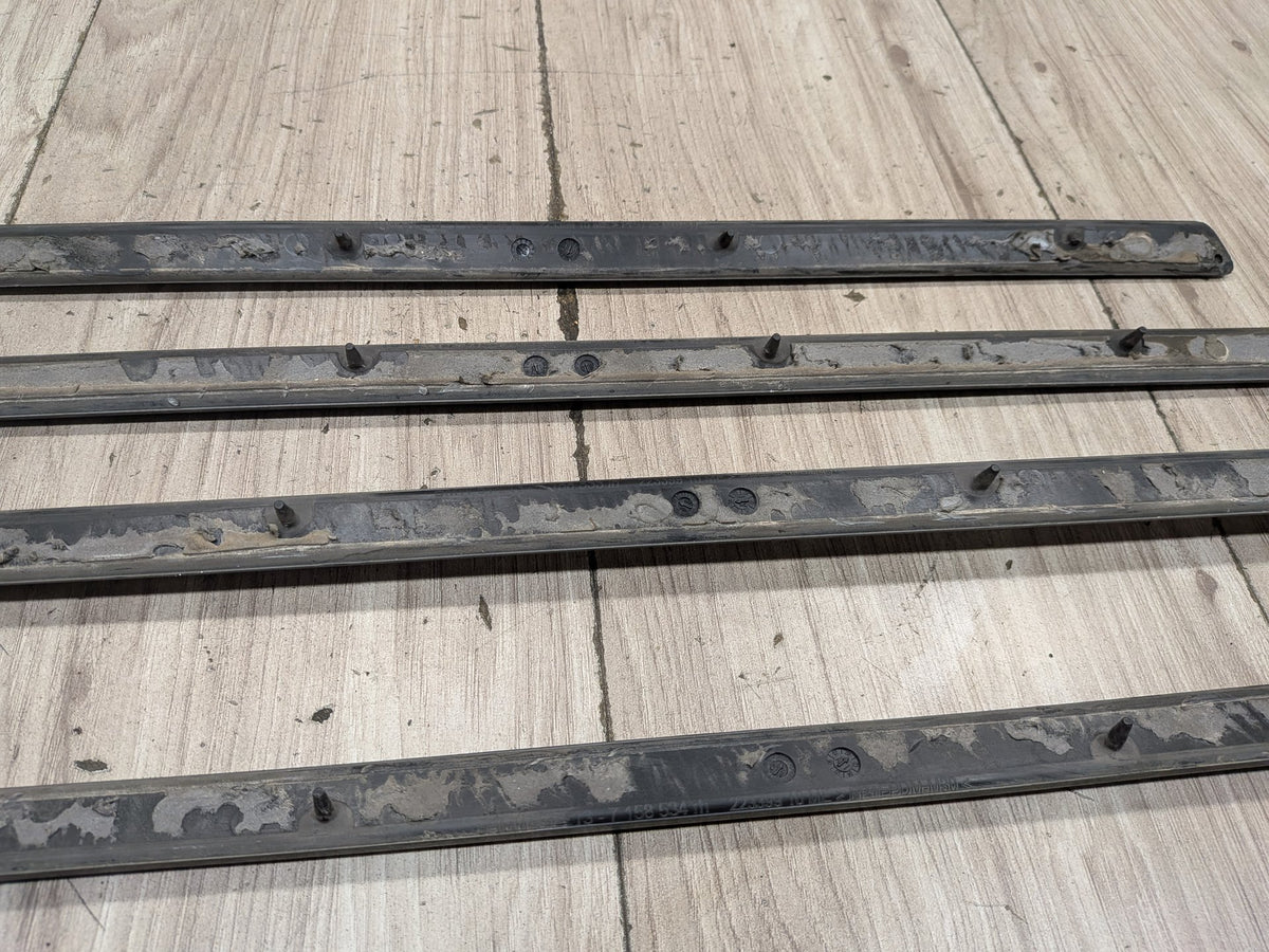 2007-2013 BMW X5 E70 Front Rear Left Right Exterior Door Trim Molding SET 7158535