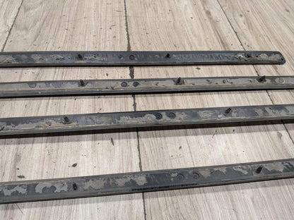 2007-2013 BMW X5 E70 Front Rear Left Right Exterior Door Trim Molding SET 7158535