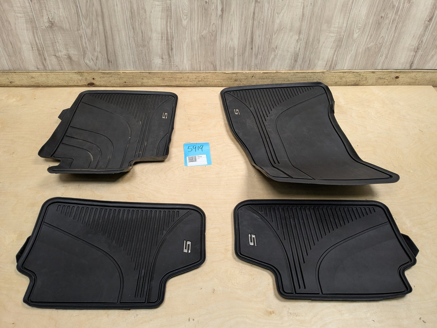 2017-2023 BMW M550i xDrive G30 Front Rear Left Right All Weather Mat Carpet Floor Mats SET 2414219
