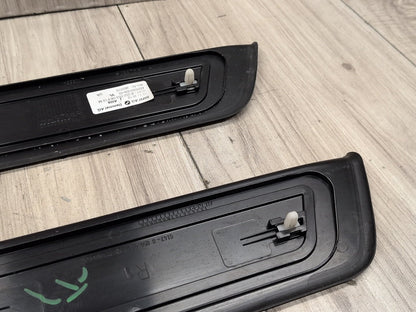 2011 - 2016 BMW 535i F10 Front Rear Left Right Scuff Plate Door Sill SET 8050054 N55B30A