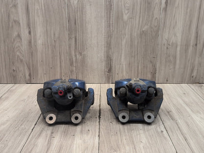 15-19 OEM BMW F85 X5M F86 X6M Rear Brake Calipers SET BREMBO Blue