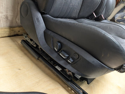 11-13 OEM BMW F10 M5 Front Rear Left Right Interior Seats Door Panels BLACK