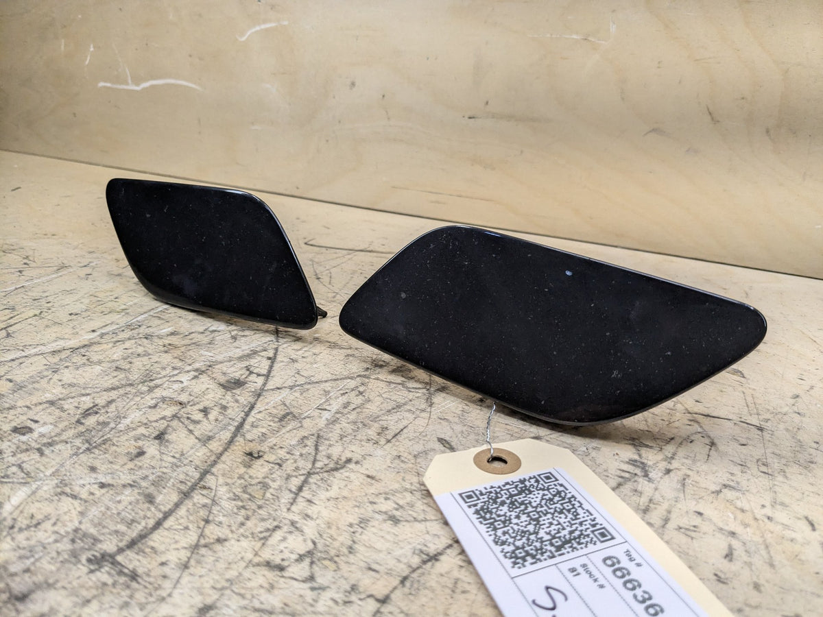 2012-2018 Audi A6 C7 Headlight Washer Nozzle Covers SET 4G0955275L OEM