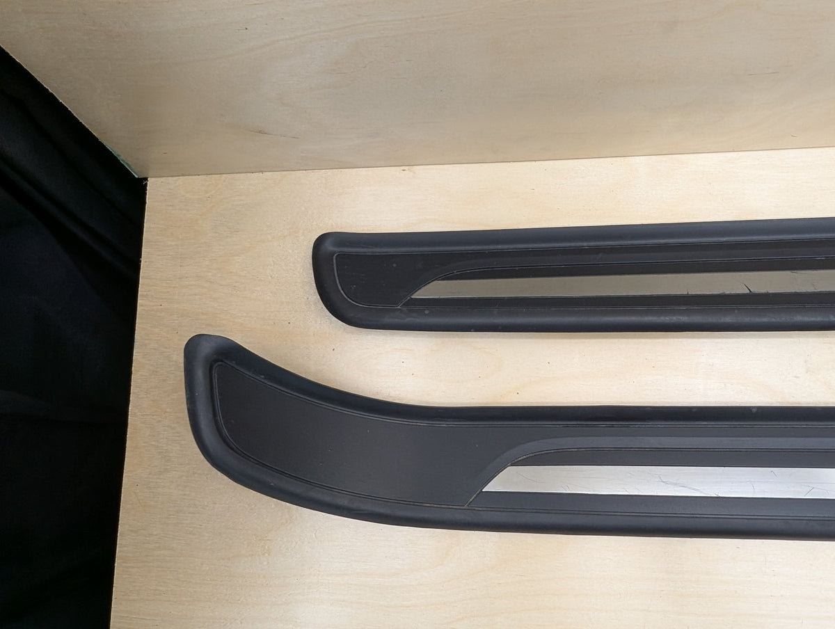 2007-2013 BMW 328i E93 Front Left Right Scuff Plate Door Sill SET 7178598 OEM