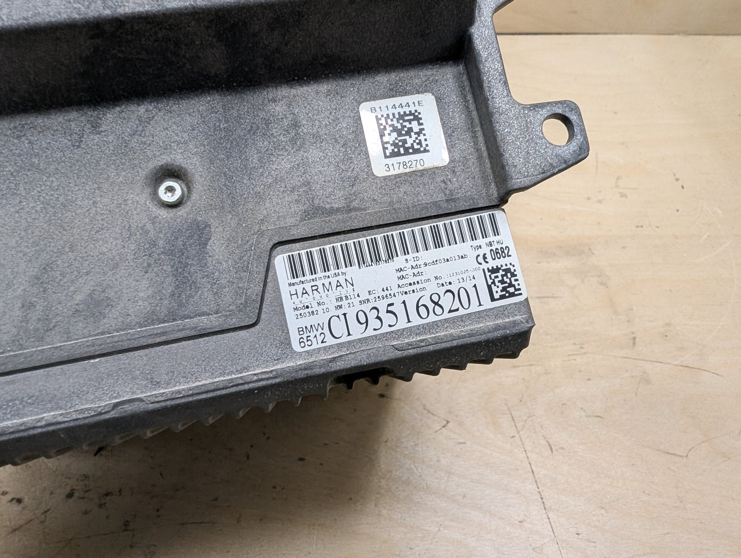 OEM BMW F15 F30 F32 F80 F82 Navigation NBT Headunit Radio CD Head Unit HW 2.1