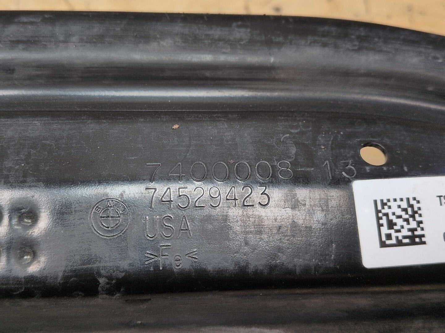 18-21 OEM BMW G01 G02 F97 Rear Bumper Reinforcement Rebar Carrier Impact Bar