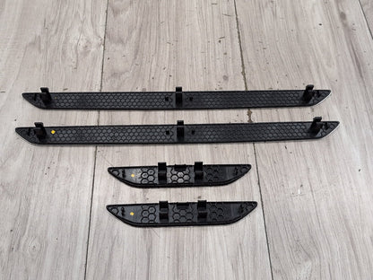 2015 - 2019 BMW X6 F86 Front Rear Left Right Scuff Plate Door Sill SET 7370423 S63B44T2