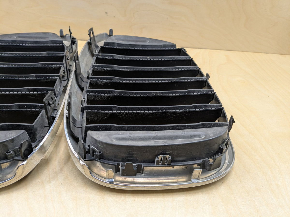 2018-2025 BMW X3 G01 Front Left Right Upper Bumper Cover Kidney Grilles SET 8091725 OEM