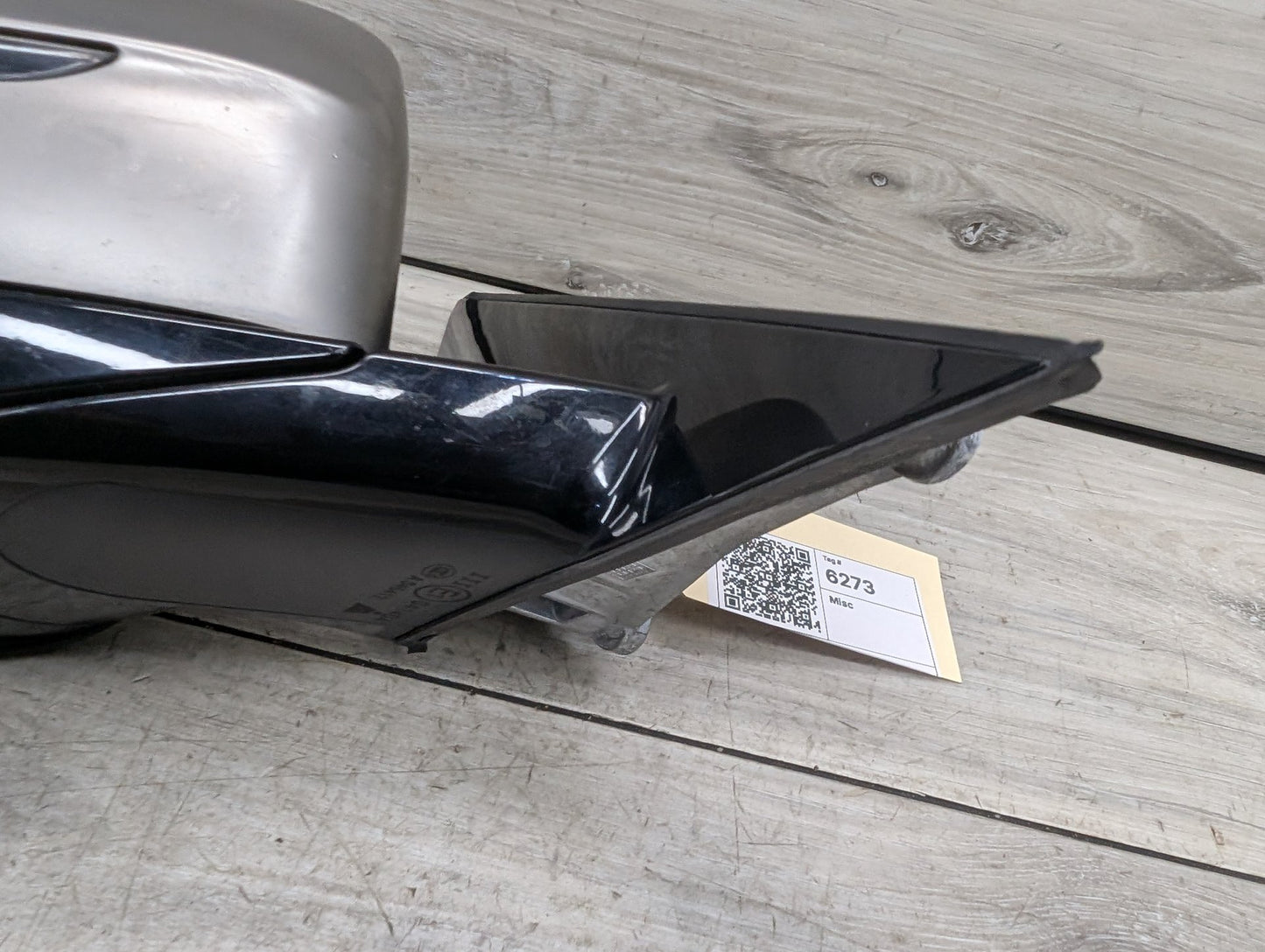 17-23 OEM BMW G30 530 540 M550 Right Passenger Side Mirror Blind Spot SHADOW GLOSS