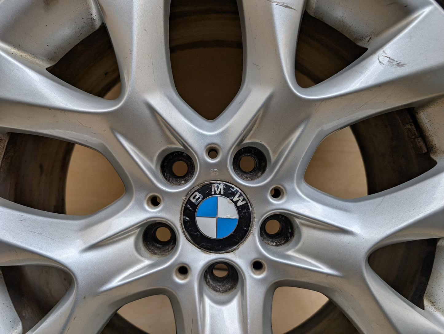 07-13 OEM BMW X5 E70 Wheel Rim 19x9 ET:48 LA Star Spoke Style 334