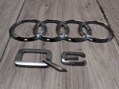 2015-2018 Audi Q3 8U Rear Liftgate Trunk Lid Emblem PN: 8U0853742