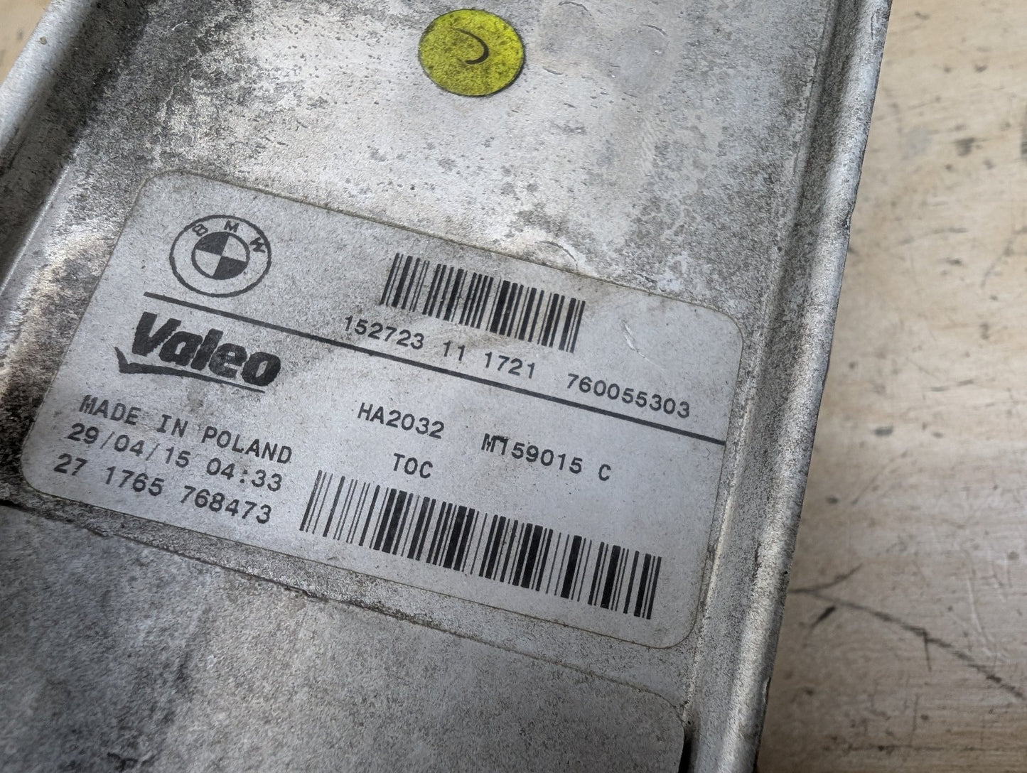 OEM BMW F22 F30 F32 F36 Transmission Oil Cooler Heat Exchanger VALEO N20 N26 N55