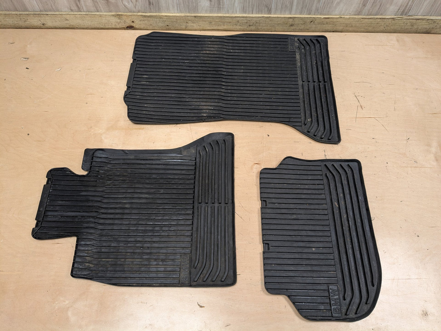 OEM BMW F01 Front Rear Left Right All Weather Carpet Floor Mats SET