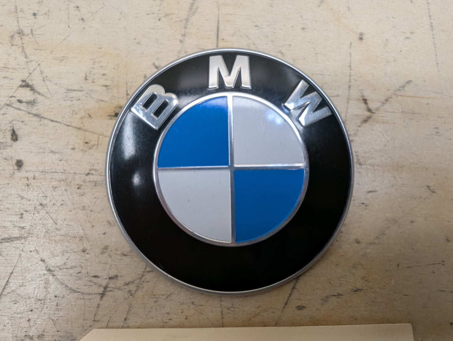 OEM BMW E90 F02 F22 F30 F32 F36 F80 F87 M3 M4 Rear Trunk Lid Round Emblem 74mm