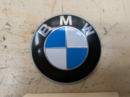 OEM BMW E90 F02 F22 F30 F32 F36 F80 F87 M3 M4 Rear Trunk Lid Round Emblem 74mm