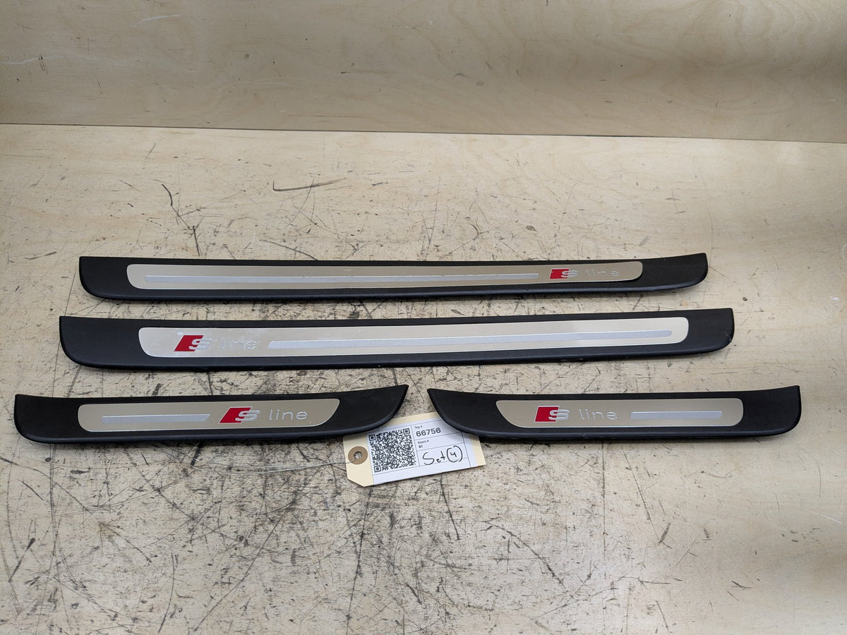 2012-2018 Audi A6 C7 Scuff Plate Door Sill SET 4G0853373B OEM