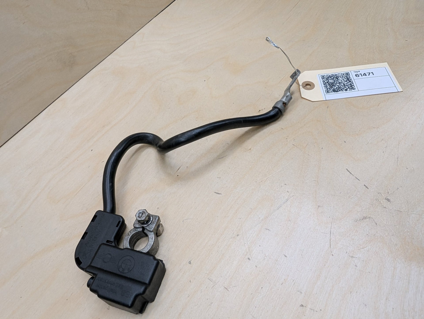 OEM BMW E60 E70 E71 E93 X5 M3 Battery Negative Terminal IBS Sensor Ground Cable
