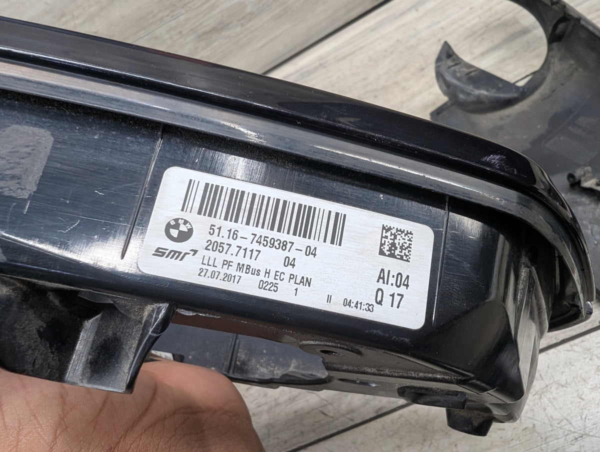 2014-2019 BMW 340 F34 Front Left Right Side Mirror Cap Covers SET 7459387 OEM