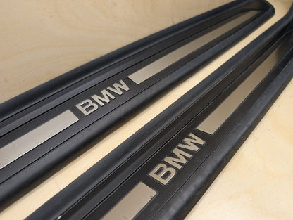 2007-2013 BMW 335i E93 Front Left Right Scuff Plate Door Sill SET 7178597
