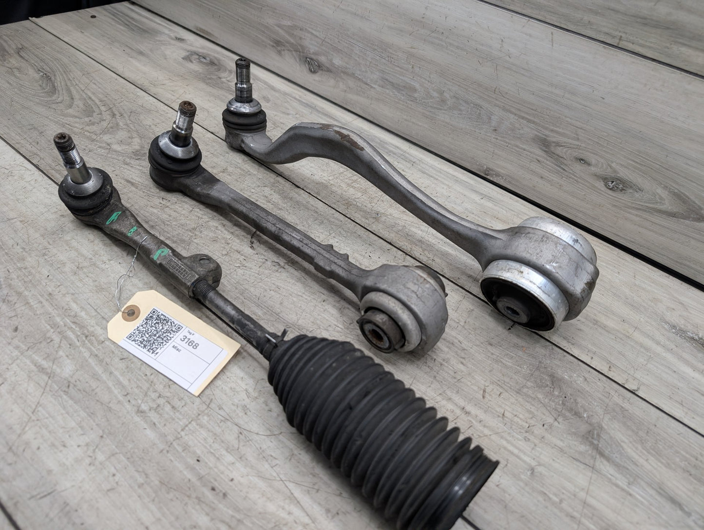 2018 - 2024 BMW X3 G01 Front Right Passenger Control Arms w/ Tie Rod SET 8854990 B58B30O1