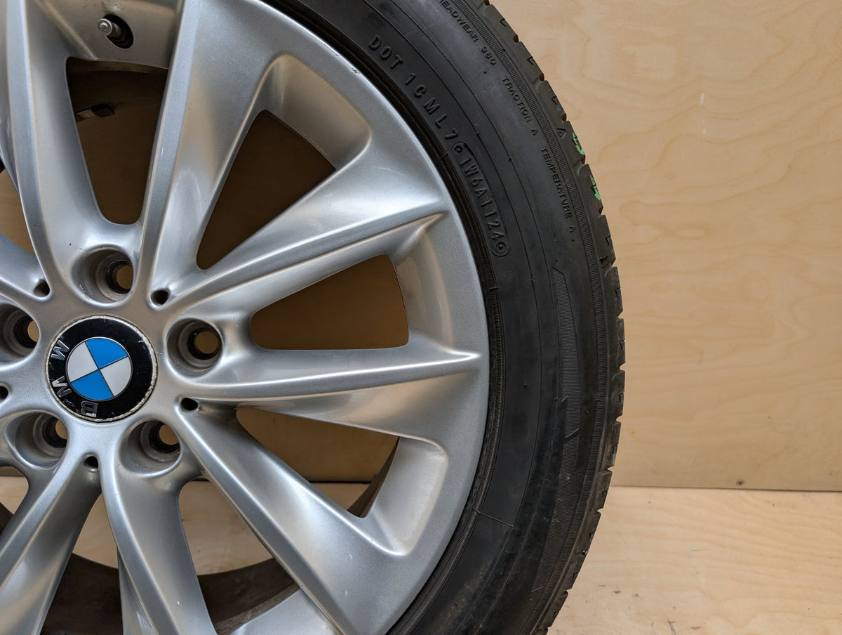 11-18 OEM BMW F25 F26 X3 X4 Alloy Rim Wheel 18x8" ET43 V Spoke Style 307