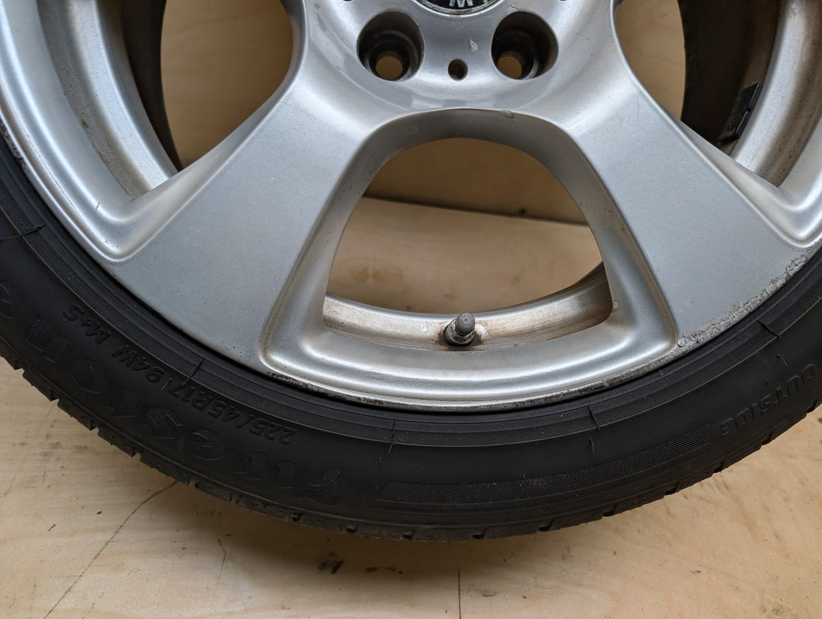 06-13 OEM BMW E90 E92 E93 Alloy Wheel Rim 17x8" ET34 Spider Spoke Style 157"
