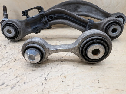 09-18 OEM BMW F02 F06 F10 F12 F13 Rear Left Driver Upper Lower Control Arm SET