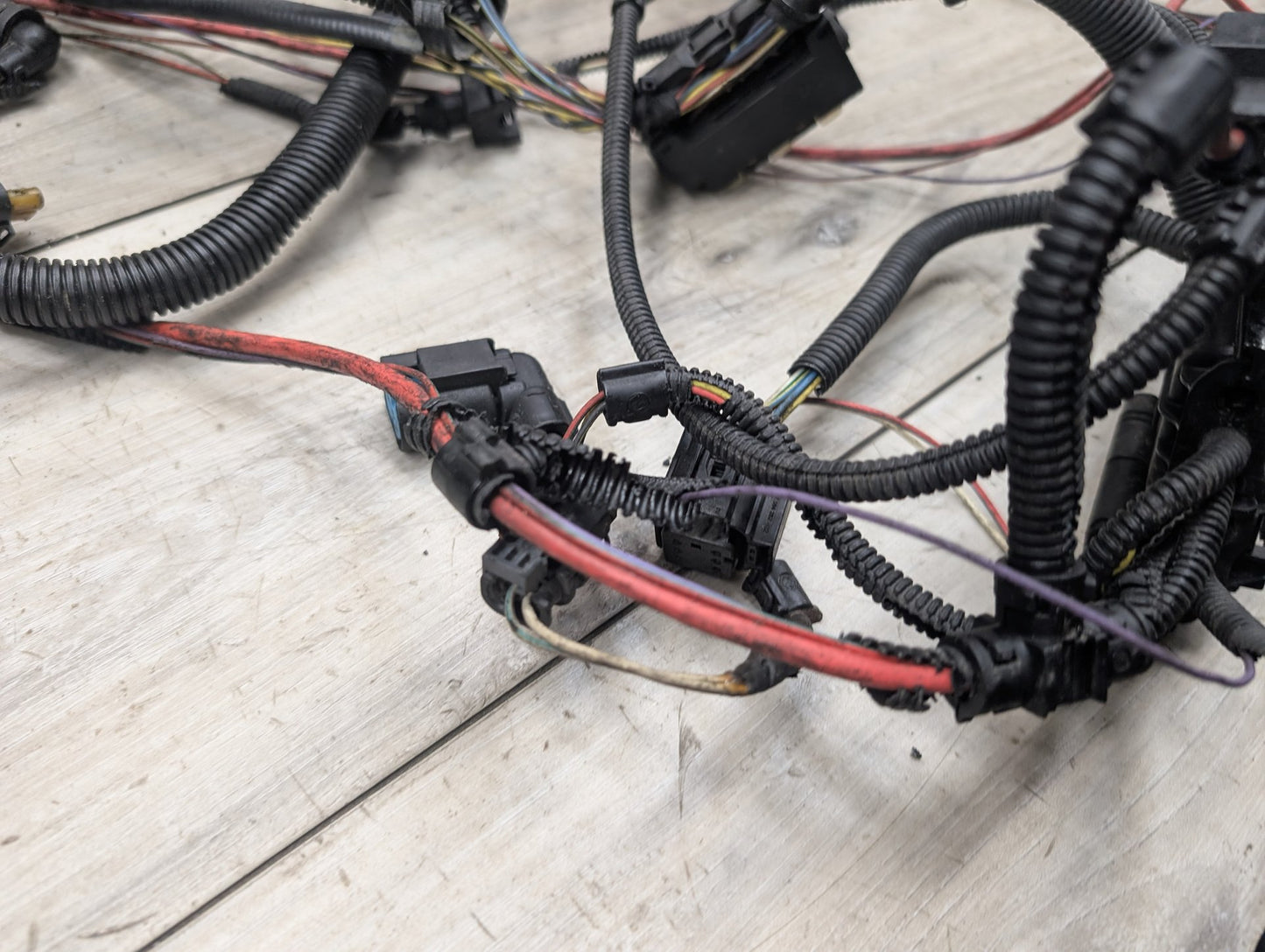 2014 BMW F10 535i Engine Motor Wiring Wire Harness 8605138