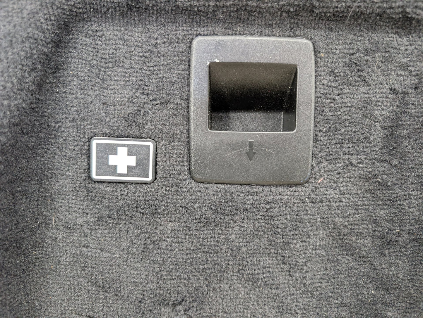 2019-2023 BMW X5M F95 Rear Trunk Left Cover Trim Panel Black 5A0B5C7 OEM