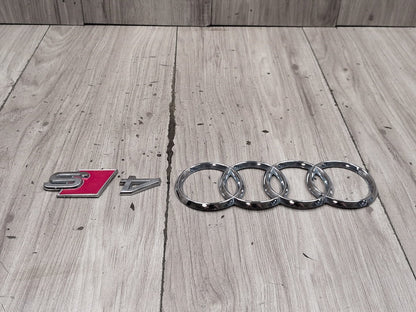 2010-2016 Audi S4 Rear Liftgate Trunk Lid Emblem Badge SET PN: 8D0853737G