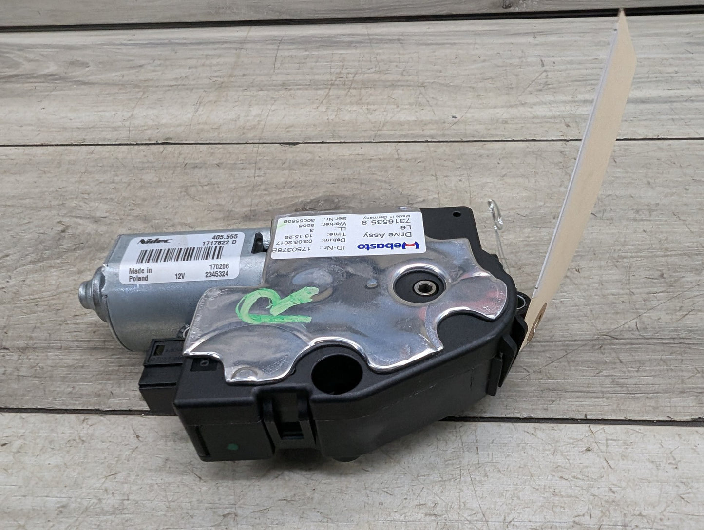 2017-2023 BMW 530i G30 Sunroof Sun Roof Glass Motor 7316535