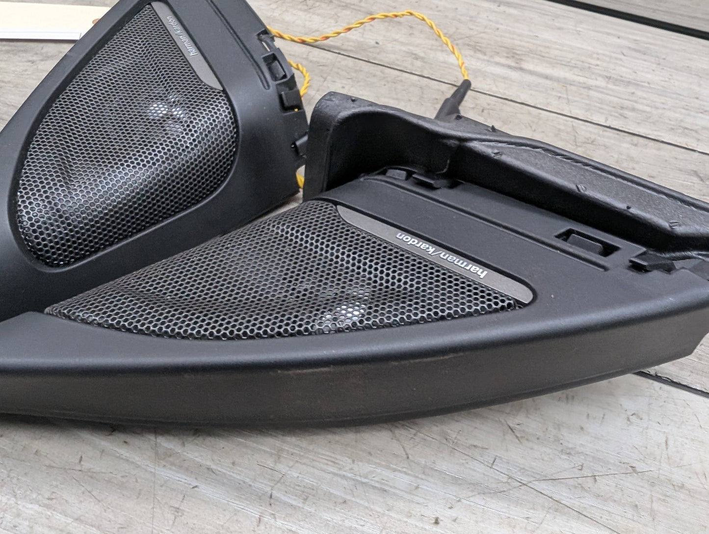 2014 - 2019 BMW 340 F34 Front Left Right Door Triangle Corner Speaker Assemblys SET 9226357 B58B30M0