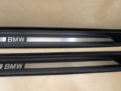 2007-2013 BMW 335i E93 Front Left Right Scuff Plate Door Sill SET 7178597