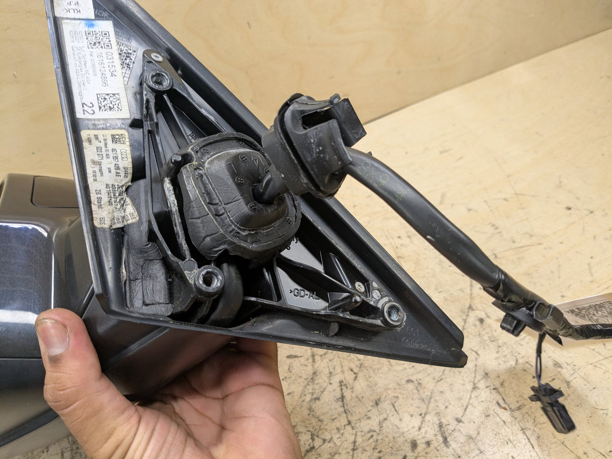2012-2018 Audi A6 C7 Front Left Driver Side Mirror Assembly 4G1857409AE