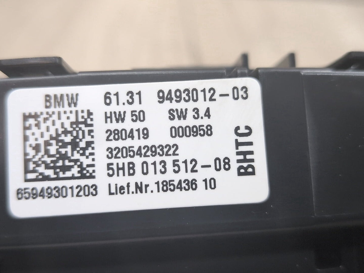 2019-2026 BMW M340i G20 Rear AC Heater Climate Control Switch 9493012 OEM
