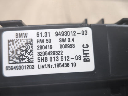 2019-2026 BMW M340i G20 Rear AC Heater Climate Control Switch 9493012 OEM
