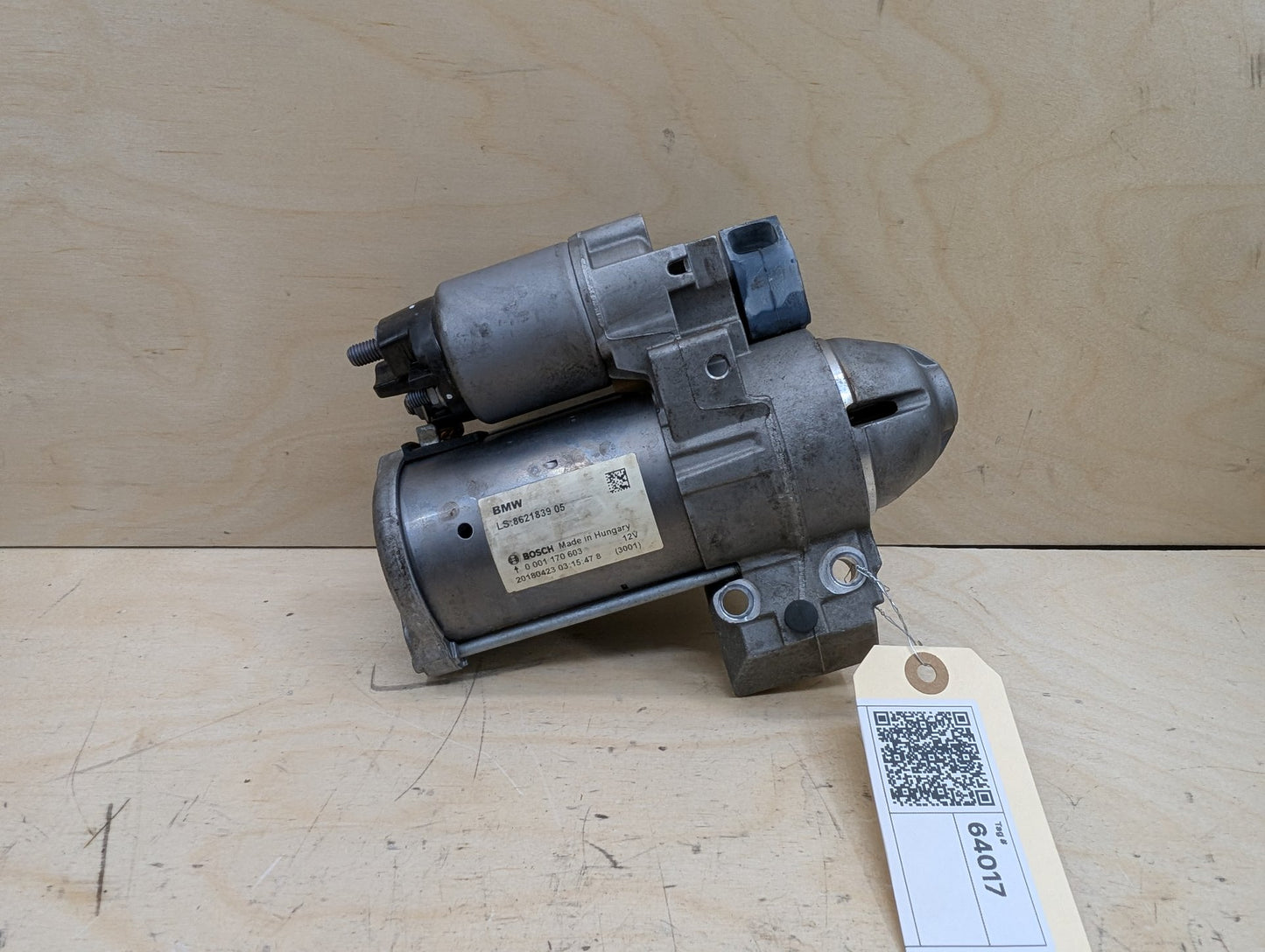 16-21 OEM BMW F22 F30 F32 F33 F36 G01 G30 330 430 530 Engine B46 Starter Motor