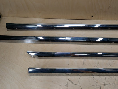 2016-2022 BMW 750i G12 Front Rear Left Right Exterior Door Trim Molding SET 7364354