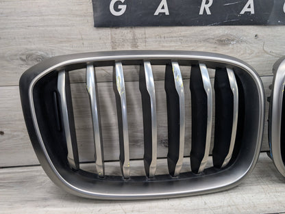 OEM BMW G01 G02 X3 X4 M40 Front Left Driver Upper Bumper Kidney Grill Chrome