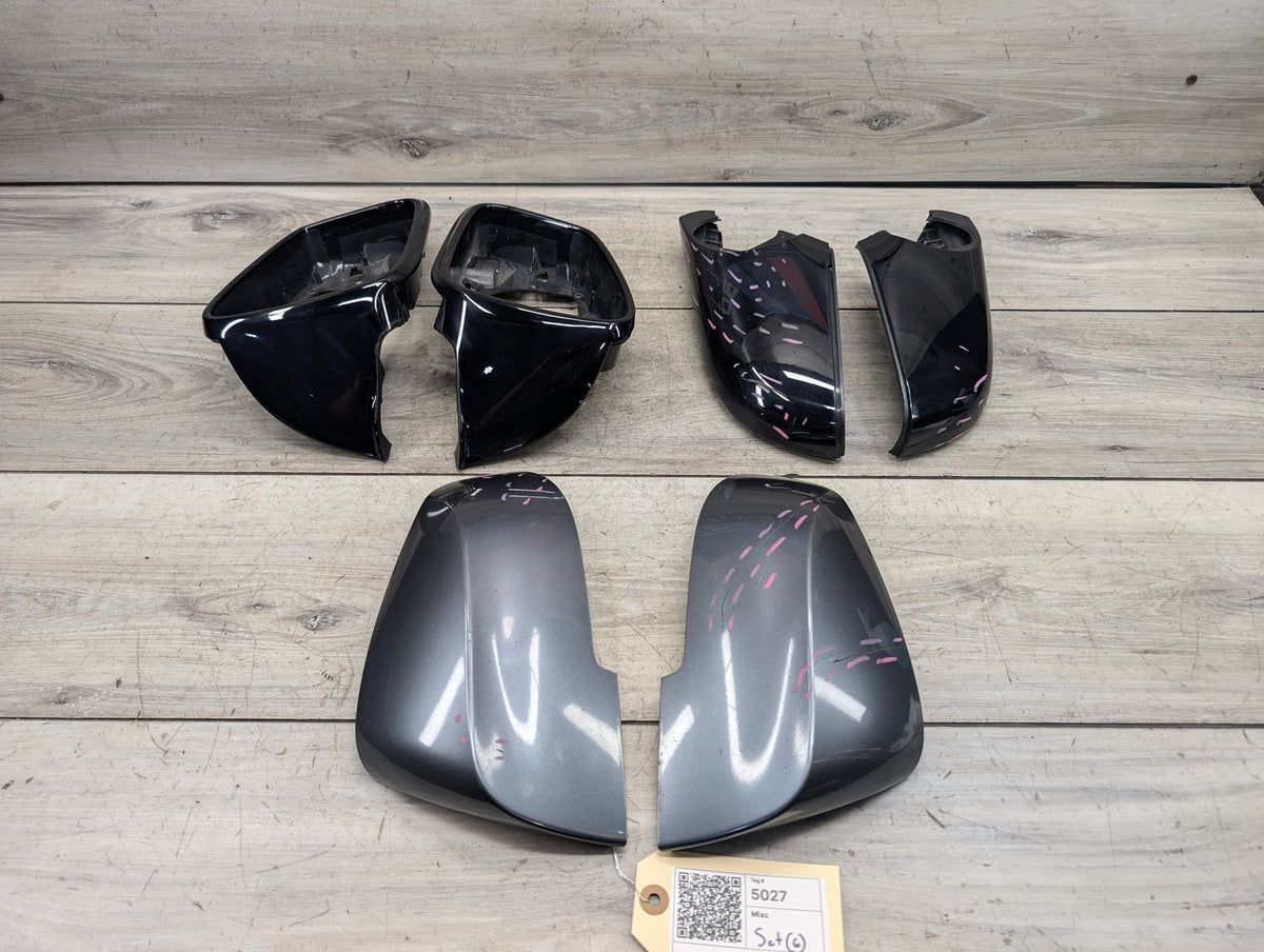 2014-2019 BMW 340 F34 Front Left Right Side Mirror Cap Covers SET 7459387 OEM