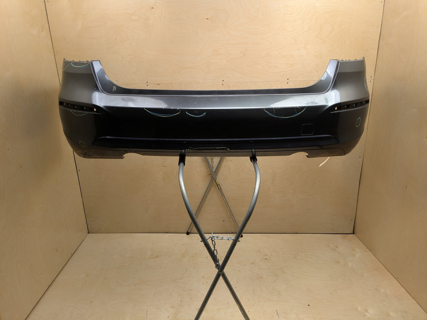 *16-20 OEM BMW F34 340 GT Rear Bumper Cover Panel Grey B39