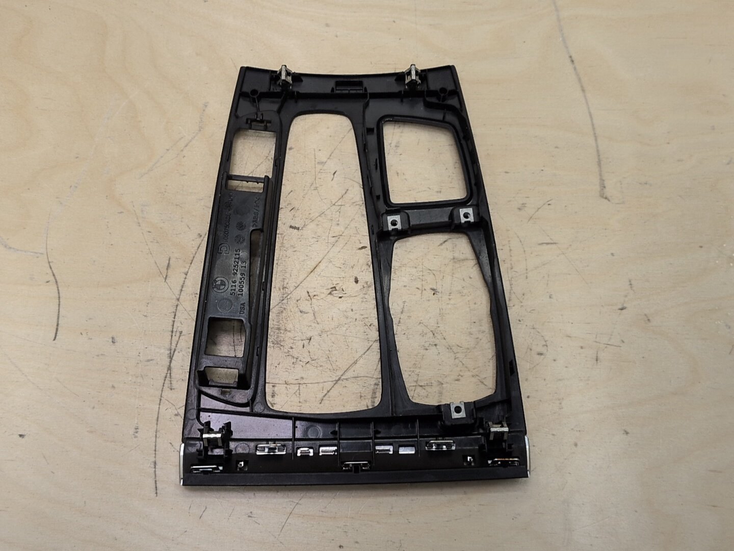 14-19 OEM BMW F15 F16 X5 X6 Center Console Shifter Bezel Cover Panel Trim