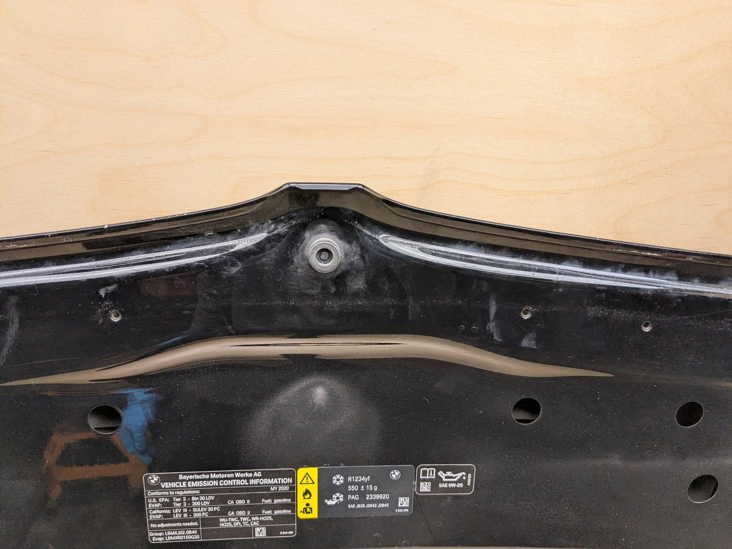 2019 - 2020 BMW 330i G20 Hood Bonnet Shell Panel 8494446 B46B20O1