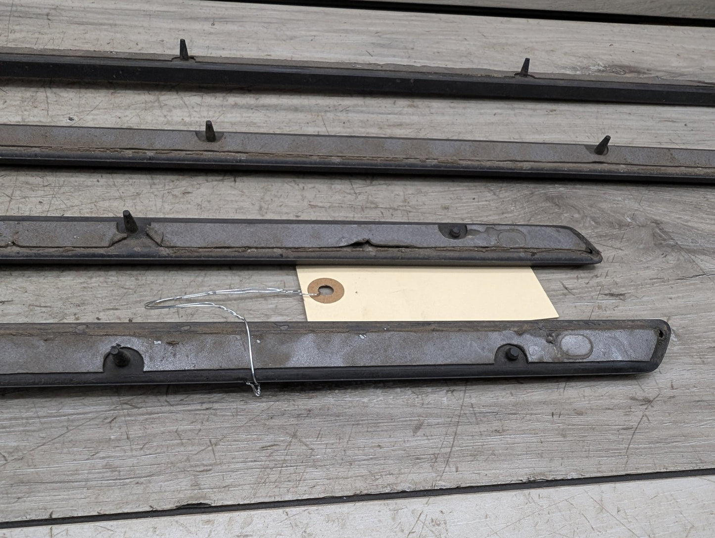 07-13 BMW X5 E70 Front Rear Left Right Exterior Door Trim Molding SET 7158533