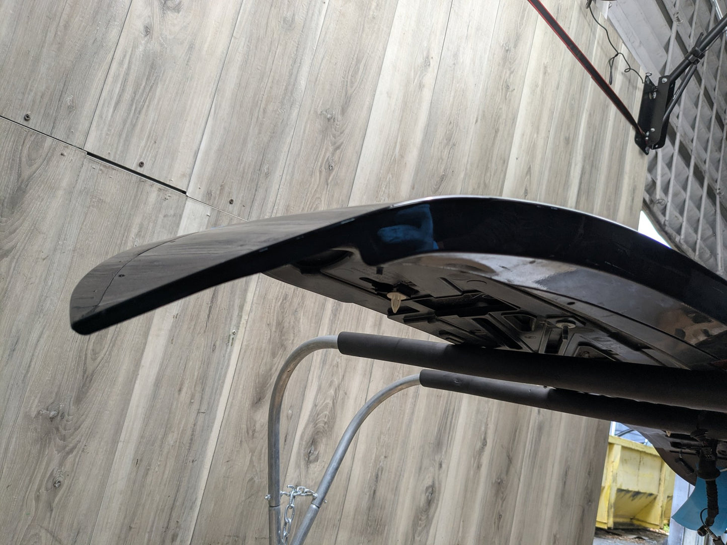 14-18 OEM BMW F15 X5 Rear Door Liftagte Spoiler Wing Molding Brake Light Panel