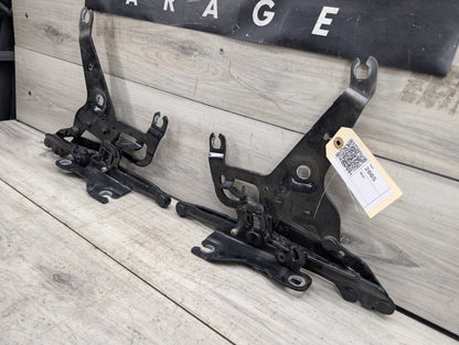 OEM BMW F15 F16 F85 X5 X6 Left Right Hood Hinge Support Bracket Brace SET