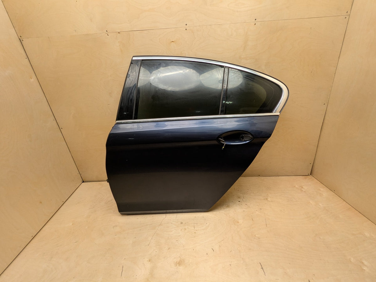 17-23 OEM BMW F90 G30 530 540 M550 M5 Rear Left Driver Door Shell Panel Blue A89