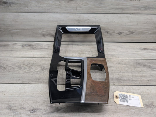18-21 OEM BMW G01 G02 X3 X4 Center Console Interior Trim Oak Dark High Gloss