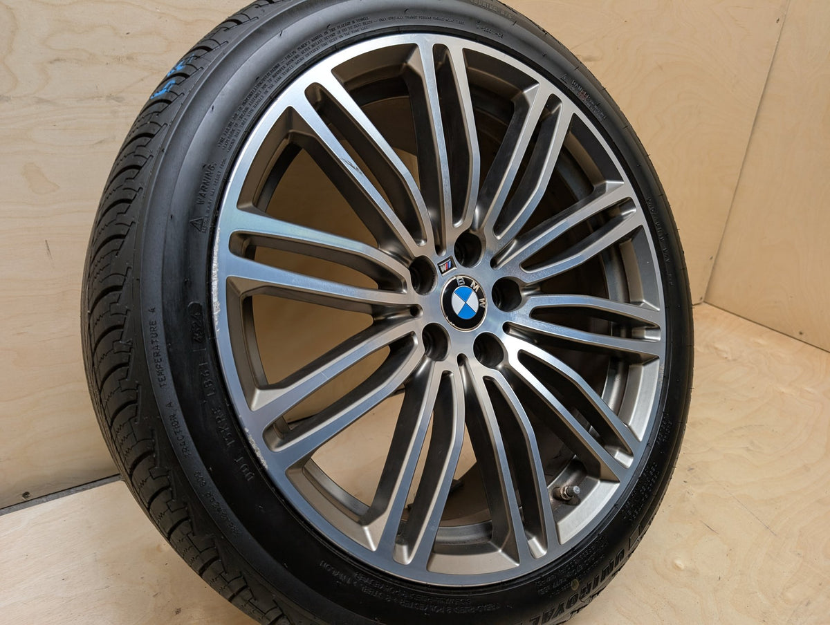 OEM BMW BMW G30 530 540 M550 Rear Wheel Rim Style 664M Silver R19x8" ET30